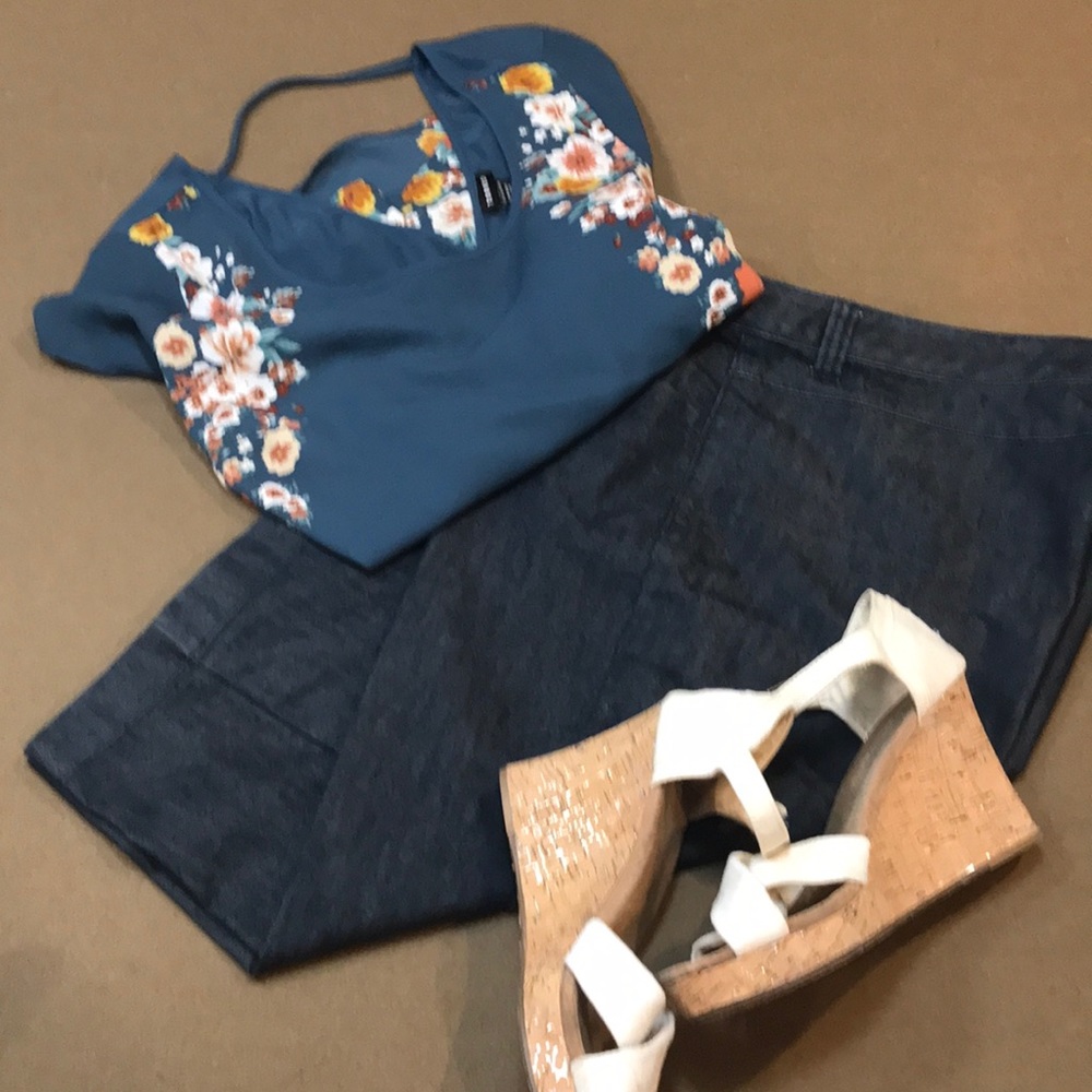 09 Coldwater Creek Capri Jeans P14 - Picture 1 of 7